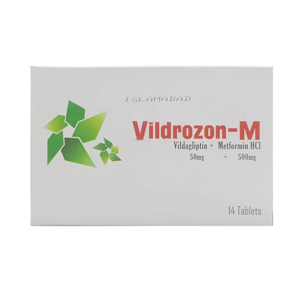 Vildrozon-M Tablets 50/500mg (1 Strip = 7 Tablets)